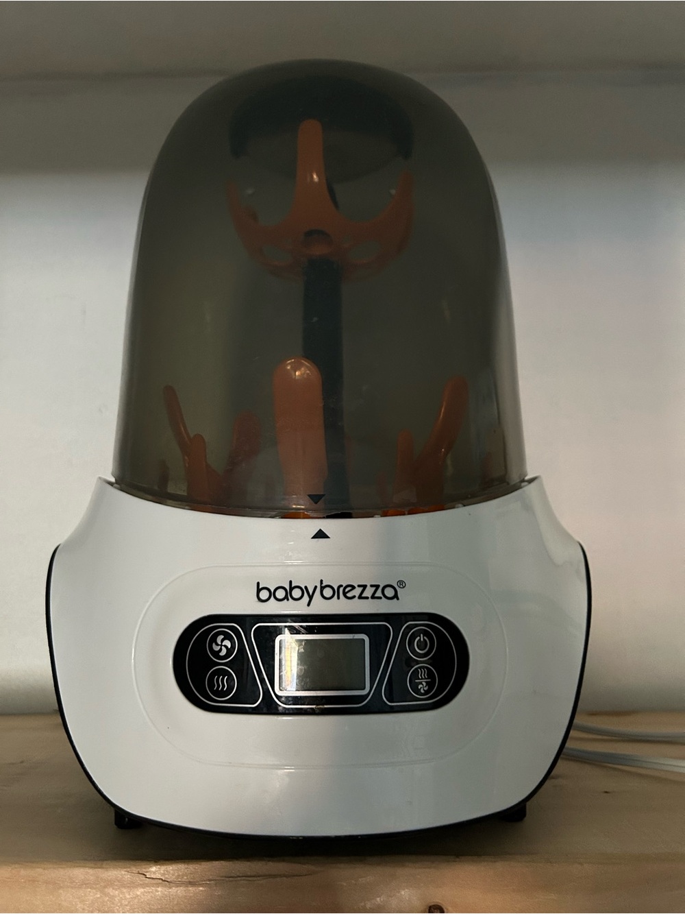 Baby Brezza White & Smoke Bottle Sterilizer and Dryer
